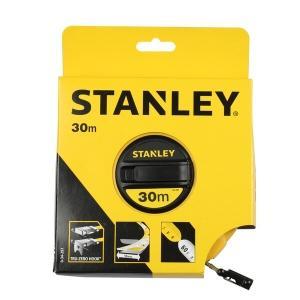 Stanley landmeter fiberglas 30m - 12,7mm gesloten kast, Doe-het-zelf en Bouw, Gereedschap | Handgereedschap