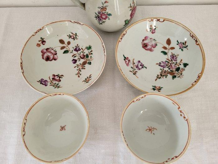 Tasse - Sorbets et leur sous coupe - Porcelaine - paire de, Antiek en Kunst, Antiek | Overige Antiek