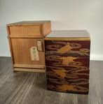 Japanese Antique Wooden Jubako - Doos - Hout