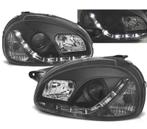 Phares Led Daylight Pour Opel Corsa B 93-00 Fond Noir, Autos : Pièces & Accessoires, Verzenden