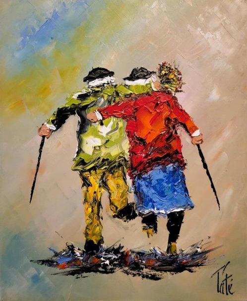 Laurent Pate (1970) - The Love, Antiek en Kunst, Kunst | Schilderijen | Modern