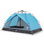Tent 3p Blauw | OP = OP | 56% Voordeel, Caravans en Kamperen, Tenten, Verzenden, Nieuw, Tot en met 3