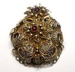 Sans prix de réserve - Broche Argent ancien 800 Grenat -