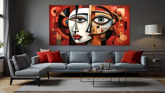 Oskar Rekozi - BigArt · Cubism - XXL - 1/1 Unique Piece, Antiek en Kunst, Kunst | Designobjecten