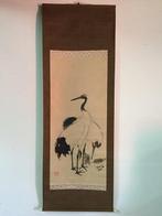 Crane / Japanese Vintage Hanging Scroll KAKEJIKU / Paper /