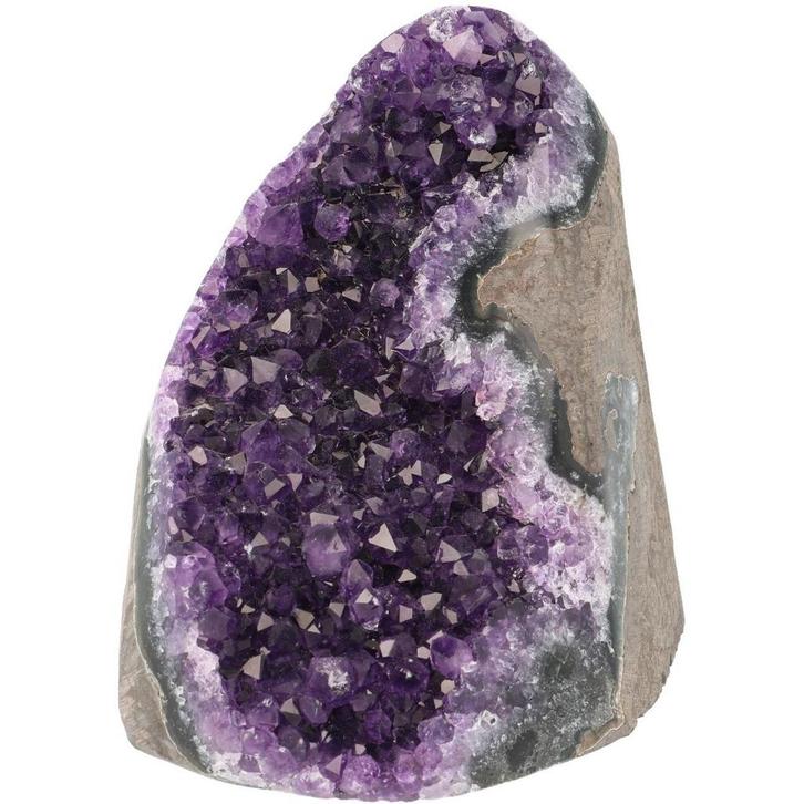 Amethist Cluster Nr 159 - 1237 gram - Kerkje, Handtassen en Accessoires, Edelstenen, Nieuw, Verzenden