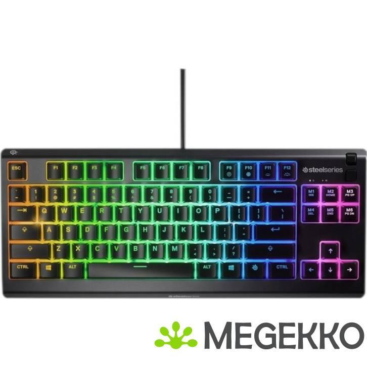 Steelseries Apex 3 TKL Zwart, Computers en Software, Toetsenborden, Nieuw, Verzenden