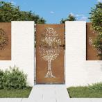 vidaXL Portail de jardin 85x200 cm acier corten, Verzenden, Neuf