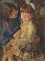 Cesare Peruzzi ( 1894–1995) - La sorellina, Antiek en Kunst, Kunst | Schilderijen | Klassiek