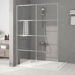 vidaXL Paroi de douche Argenté 140x195 cm Verre ESG, Verzenden, Neuf