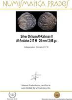Al-Andalus. Caliphate Al-Rahman II. Dirham Al-Andalus 217H