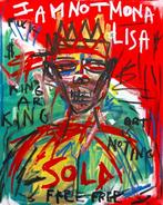 0xec6d0 (XX-XXI) - Mona Basquiat Lisa - XL, Antiek en Kunst, Kunst | Schilderijen | Modern