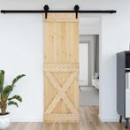 vidaXL Deur NARVIK 70x210 cm massief grenenhout, Doe-het-zelf en Bouw, Verzenden, Nieuw