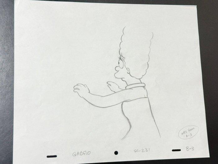 Gracie Films - Originele animatietekening van Marge Simpson,, CD & DVD, DVD | Films d'animation & Dessins animés