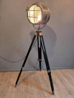 Statief vloerlamp - Hoogte 195 CM. / Scheepslamp - Glas,