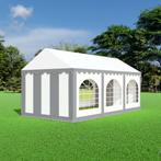 Partytent 3x6  PVC - Premium | Grijs / wit, Tuin en Terras, Verzenden, Partytent, Minder dan 4 meter, Nieuw