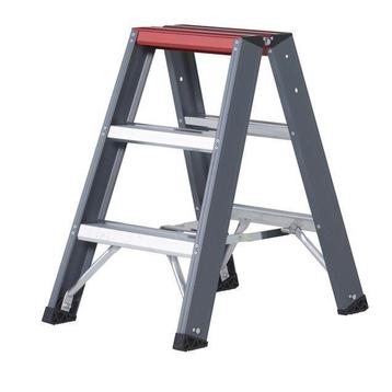 Altrex dubbele trapladder Falco 2×3 treden, Ophalen of Verzenden, Trap