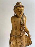 Bouddha 69 cm - Bois, Doré, Laque - Myanmar - Mandalay