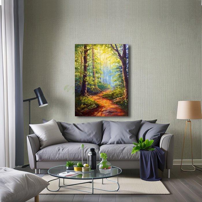 Renier C. (XX) - Paisaje en la grieta del tempo, Antiek en Kunst, Kunst | Designobjecten
