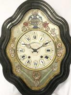 Horloge œil de bœuf - Negrotti Napoléon III Bois, Albatre -, Antiquités & Art