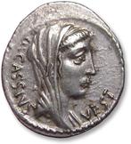 Romeinse Republiek. Q. Cassius Longinus. Denarius Rome mint