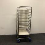 Regaalwagen RVS RWR 161 Blanco + 94 dienbladen, Zakelijke goederen, Horeca | Overige