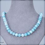 Zeer Zeldzaam Natuurlijke Blauwe Oceaan Larimar Ketting -
