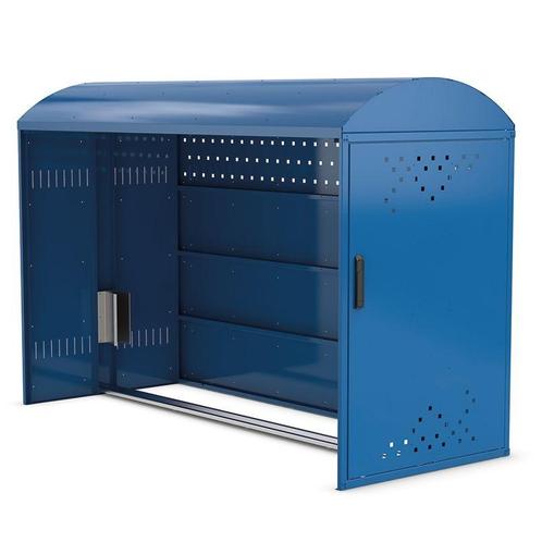 Fietsbox 1 fiets rond dak uitbreiding met zijwand, Fietsen en Brommers, Fietsaccessoires | Overige Fietsaccessoires, Verzenden