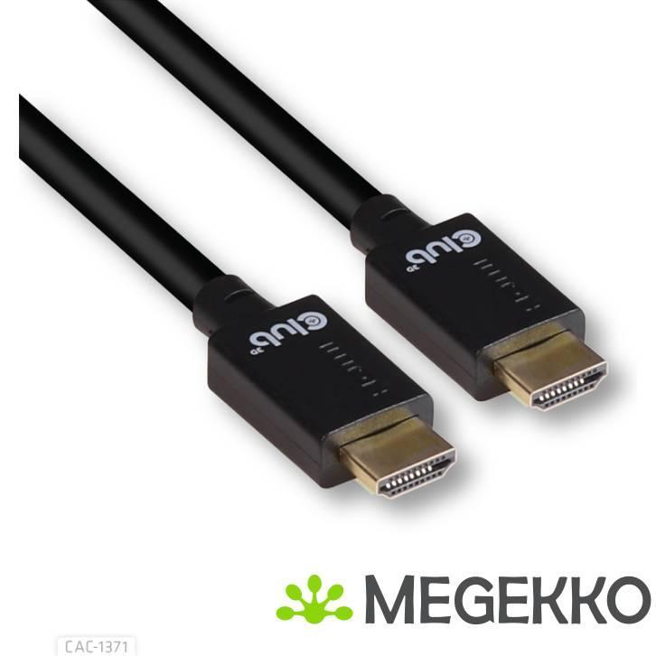 CLUB3D Ultra High Speed HDMI 2.1 Kabel 10K 120Hz, 48Gbps, Computers en Software, Overige Computers en Software, Nieuw, Verzenden
