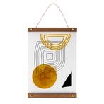 Posterhanger Hout Messing 600 mm, Huis en Inrichting, Verzenden, Nieuw