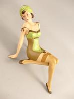 Beeldje, Lady in lingery - 23 cm - Composiet, Antiek en Kunst