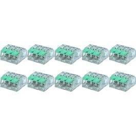 Lasklem Slim Set 10 Stuks - 3 Polig Klemmen voor LED Toebeho, Doe-het-zelf en Bouw, Overige Doe-Het-Zelf en Bouw, Nieuw, Verzenden