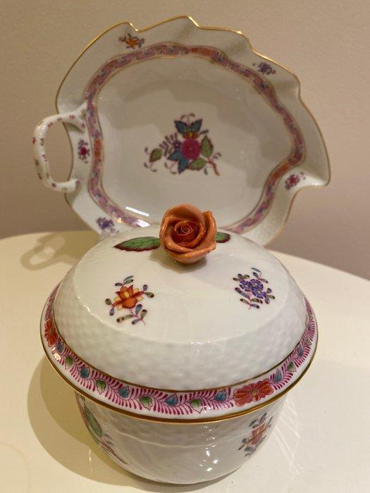 Herend - Tafelmiddenstuk (2) - Porselein, Antiek en Kunst, Antiek | Meubels | Tafels