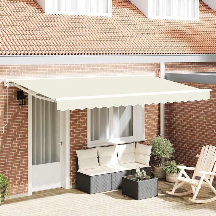 Vervangingsdoek Zonnescherm Creme | Retour Deal | 40% Kor..., Tuin en Terras, Zonneschermen, Nieuw, Overige typen, Verzenden