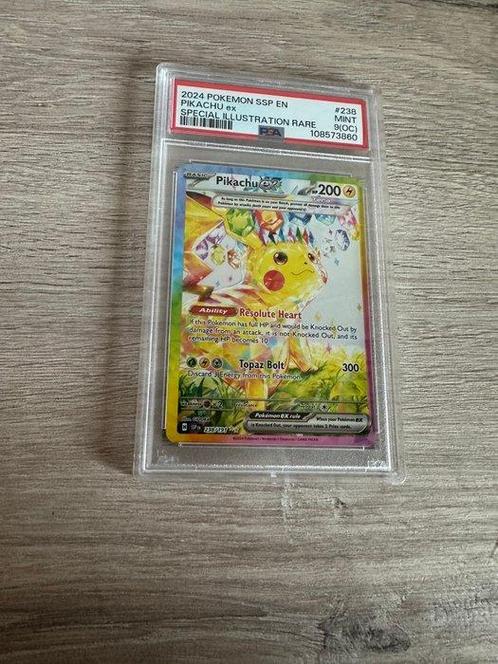 Pokémon - 1 Graded card - Pikachu 238 Foil - PSA 9 - Scarlet, Hobby en Vrije tijd, Verzamelkaartspellen | Pokémon