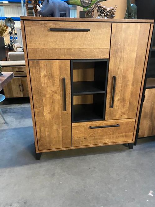 Maldini barkast, kleur old teak, Huis en Inrichting, Kasten | Wandmeubels, Nieuw, Metaal, Overige materialen