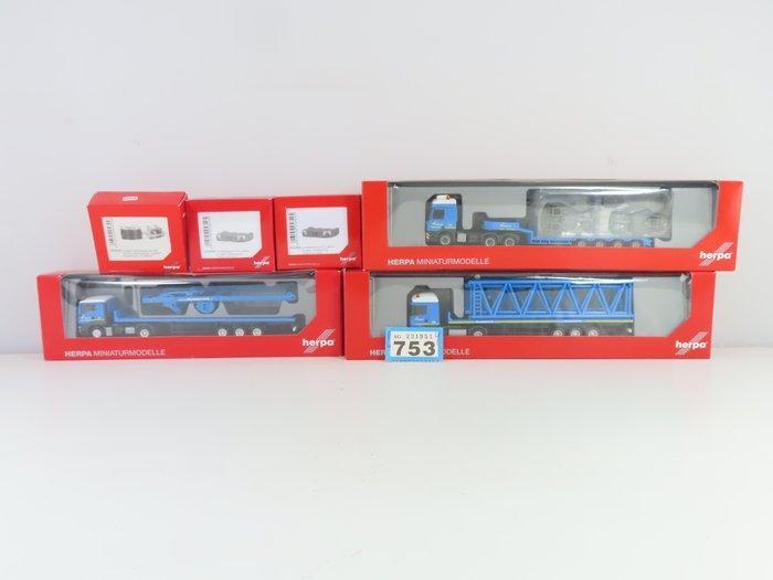 Herpa 1:87 - 53495/53556/303781/303897/303873 -, Hobby en Vrije tijd, Modeltreinen | H0