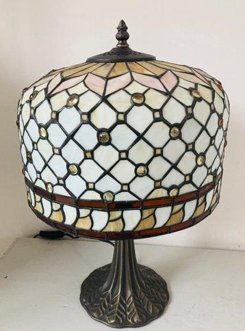 Lampe - bronze, verre