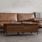 vidaXL Bijzettafels 2 st 50x46x35 cm bewerkt hout bruin, Verzenden, Nieuw