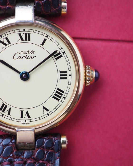 Cartier - Must de Cartier Vendome - 590004 - Dames -, Handtassen en Accessoires, Horloges | Heren