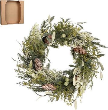 Tweedekans | House of Seasons Alva Kerstkrans - Ø40 cm -, Ophalen of Verzenden