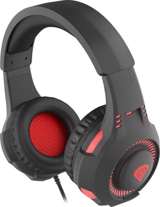 GENESIS - RADON 210 NSG-1992 - Game headset - Zwart/Rood, TV, Hi-fi & Vidéo, Casques audio, Envoi