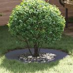 vidaXL Platte boomring Antraciet Ø40 / 70 cm Staal, Tuin en Terras, Bloempotten, Verzenden, Nieuw