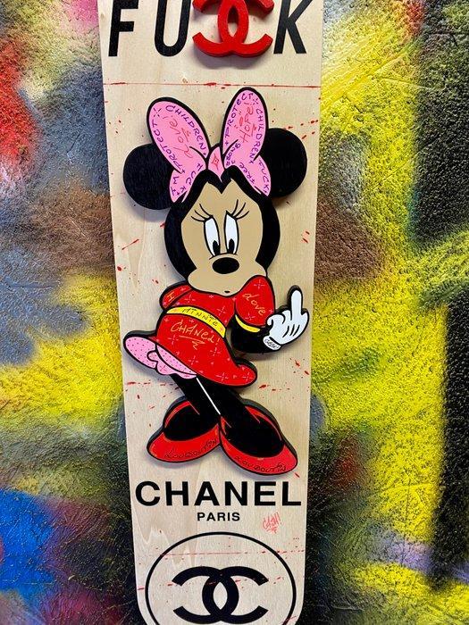 CASH - MINNIE CHANEL FUCK !, Antiek en Kunst, Kunst | Schilderijen | Modern