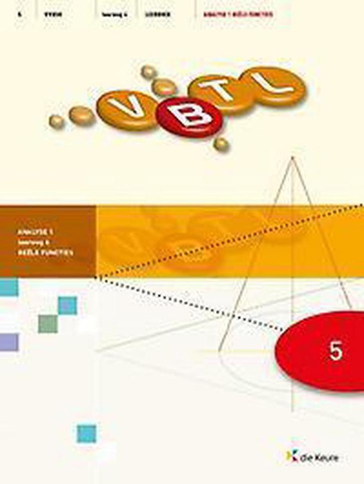 VBTL 5 - KathOndVla - leerboek analyse 1: reële functies LW4, Boeken, Schoolboeken, Zo goed als nieuw, Verzenden