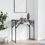 vidaXL Table console avec étagère sonoma gris 75x30x75, Verzenden, Neuf