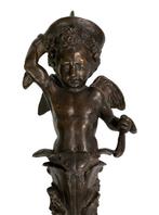 sculptuur, Applique in bronzo - 38 cm - Brons, Antiek en Kunst