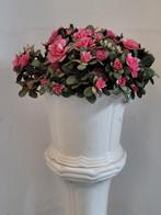 Colonne - Dekorative Säule mit Blumentopf und Kunstpflanze –, Antiquités & Art