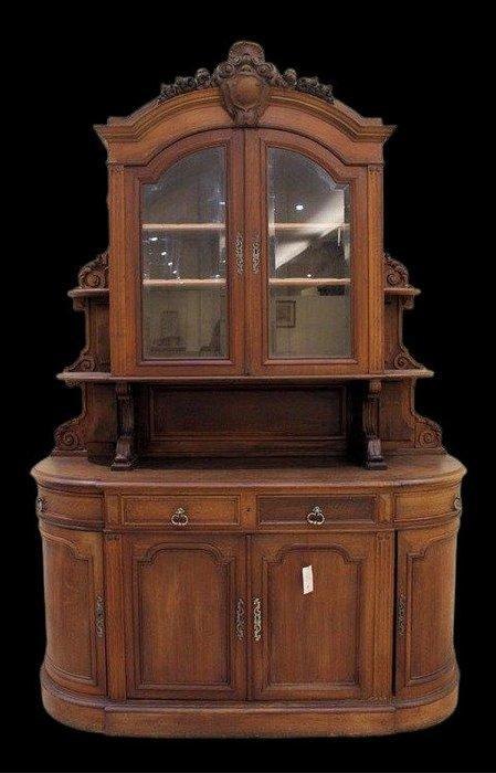 Vitrinekast - Hout, Antiek en Kunst, Antiek | Overige Antiek