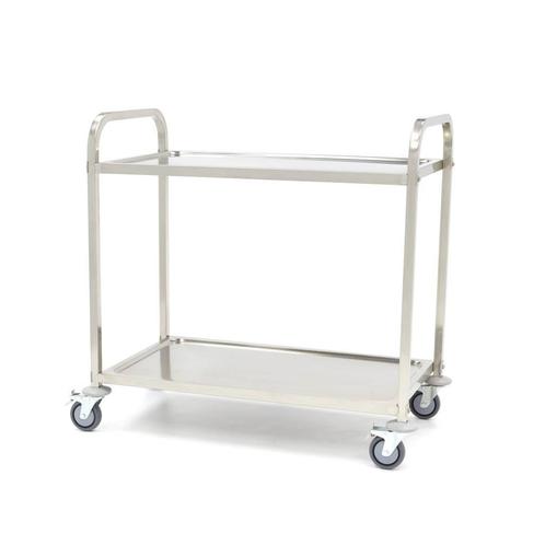 Serveerwagen - 2 Werkbladen, Zakelijke goederen, Horeca | Keukenapparatuur, Nieuw in verpakking, Transport en Opslag, Verzenden